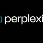 Logo de Perplexity.ai, avec un symbole géométrique bleu à gauche et le nom "perplexity" écrit en lettres blanches sur fond noir.