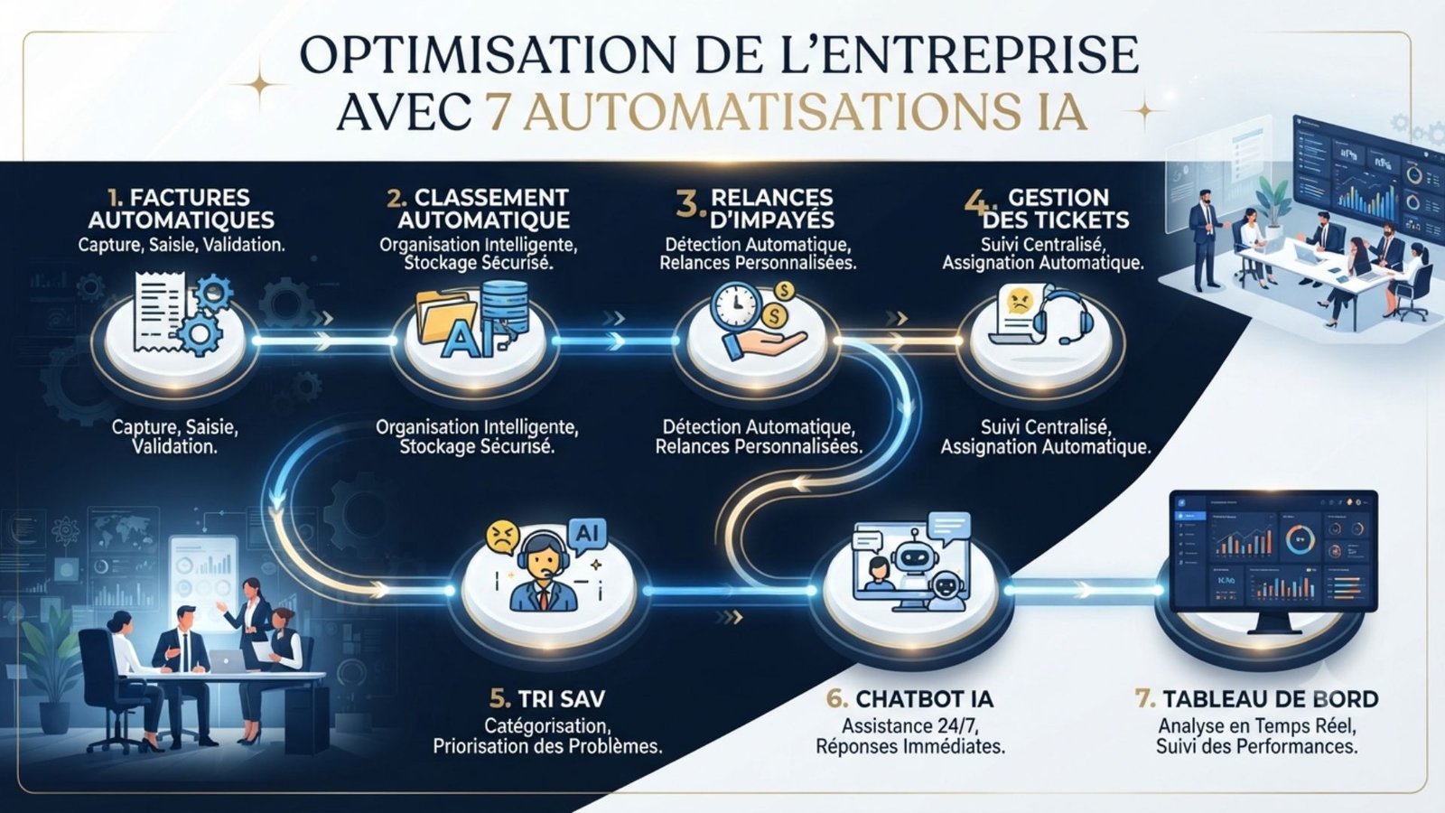 Automatiser facturation et SAV avec l'IA PME Guadeloupe Antilles