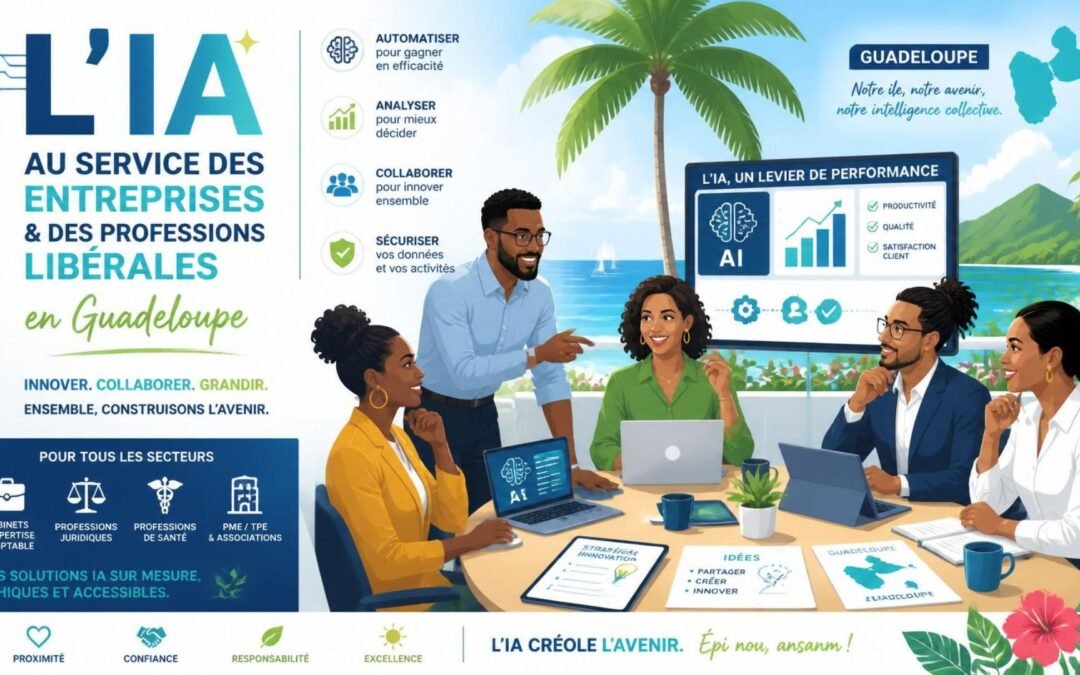 IA pour cabinets & professions libérales en Guadeloupe