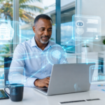 Combien coûte l'IA pour une PME en Guadeloupe ? (prix par solution 2026) 4 Dirigeant de PME en Guadeloupe utilisant une intelligence artificielle pour automatiser la facturation, les relances clients et le service après-vente.