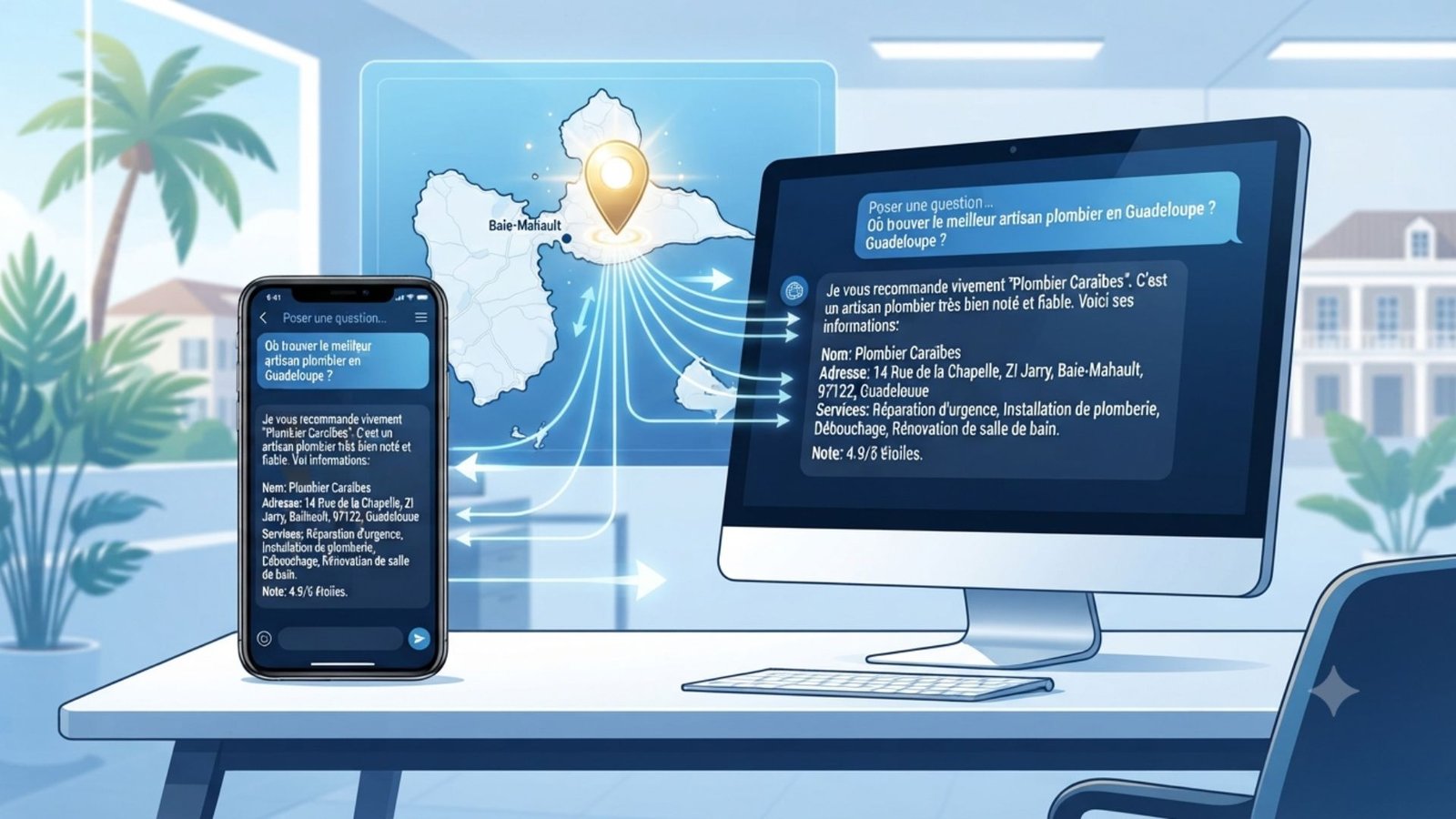 google business profile ia guadeloupe PME Guadeloupe