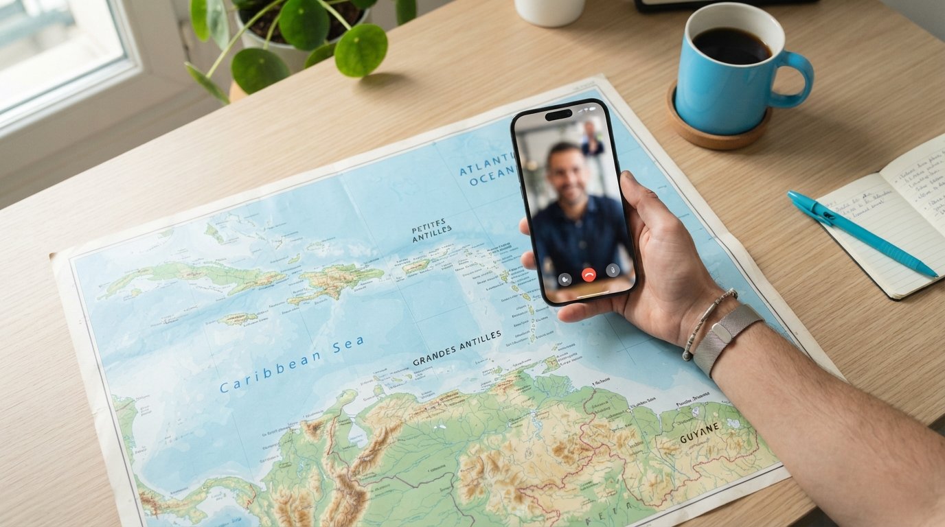 Consultant IA Antilles : accompagnement à distance pour entreprises en Guadeloupe, Martinique et Guyane